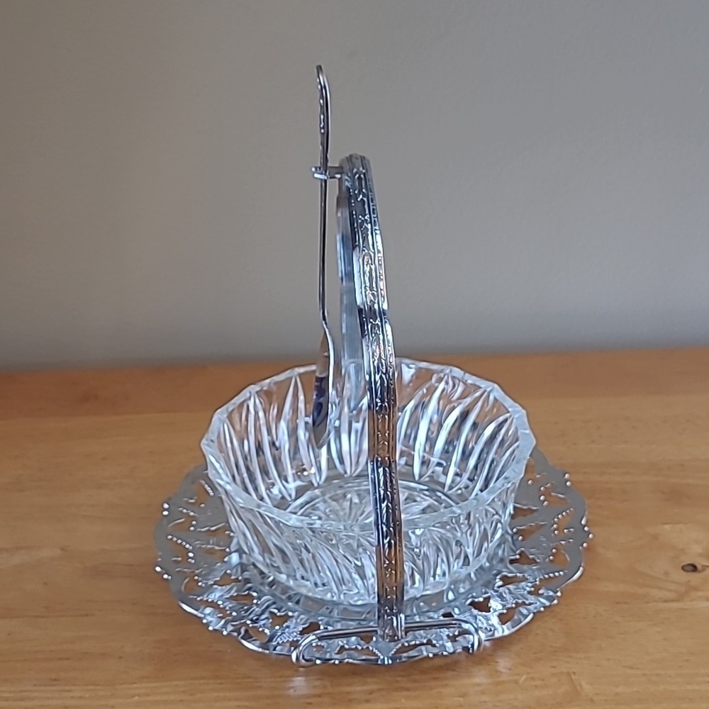VINTAGE Condiment Caddy With Handled Stand Tray, Bowl And Spoon - Picture 5 of 16